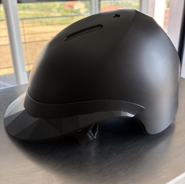 Casque NACA Gravity S noir mat, taille S mousse 56 avec visière