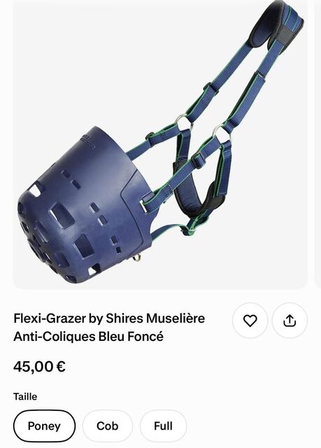 Panier anti colique neuf taille poney