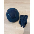 Casque d'équitation Kask bleu marine