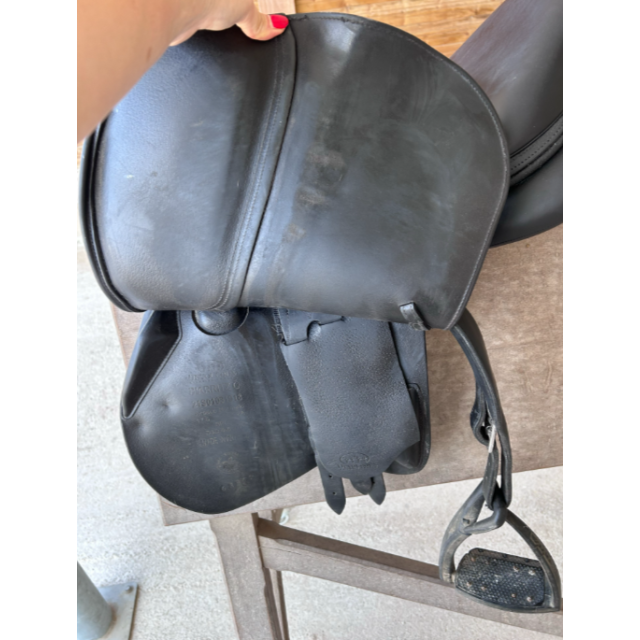 Selle Devoucoux Biarritz O noire 17,5’