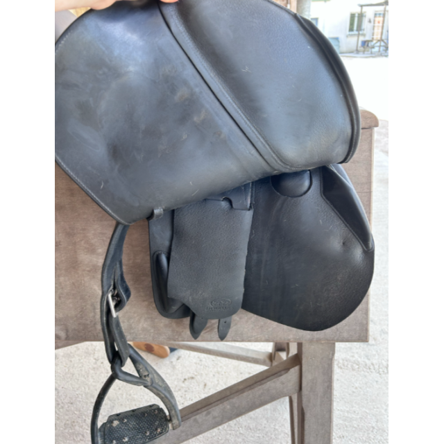 Selle Devoucoux Biarritz O noire 17,5’