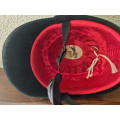 Bombe équitation vintage velours noir Super Jumping - Taille 56 (M)