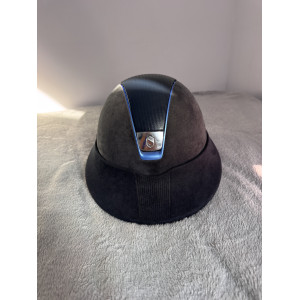 Casque Samshield Premium Alcantara Bleu