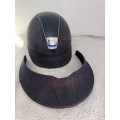Casque Samshield Premium Alcantara Bleu