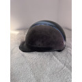 Casque Samshield Premium Alcantara Bleu