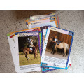 lot de fiches cheval