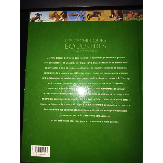 livre les techniques équestres