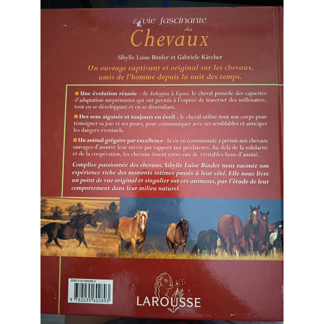 livre la vie fascinante des chevaux