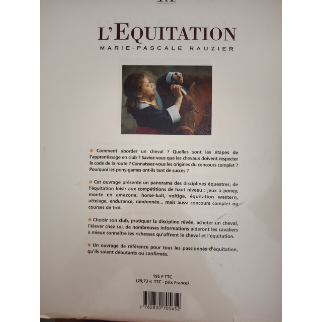 livre connaitre & decouvrir l equitation
