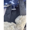 Sangle Kentucky noire mouton 125