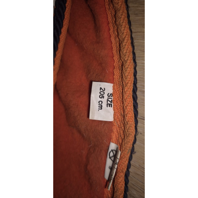 Couverture polaire orange