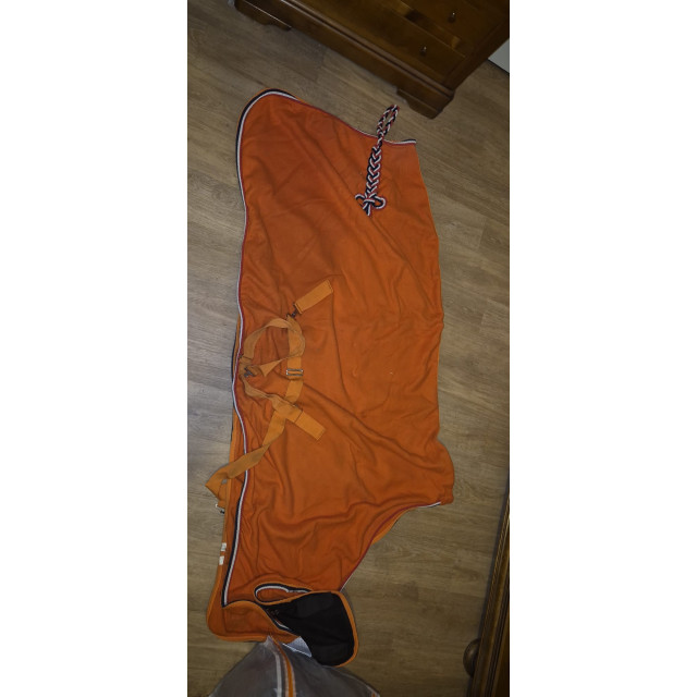 Couverture polaire orange