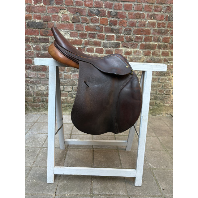 Selle mixte brune 17,5 pouces - modèle Francis, marque Terry’s - année 2000