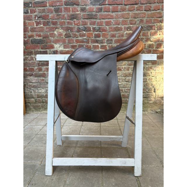 Selle mixte brune 17,5 pouces - modèle Francis, marque Terry’s - année 2000