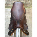 Selle mixte brune 17,5 pouces - modèle Francis, marque Terry’s - année 2000