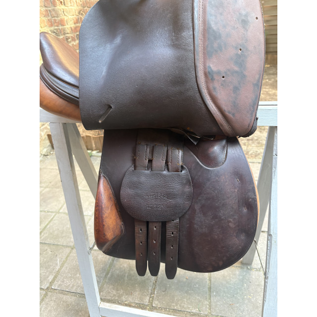 Selle mixte brune 17,5 pouces - modèle Francis, marque Terry’s - année 2000
