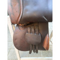 Selle mixte brune 17,5 pouces - modèle Francis, marque Terry’s - année 2000