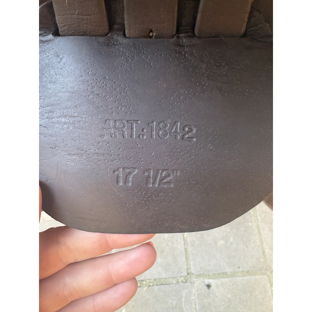 Selle mixte brune 17,5 pouces - modèle Francis, marque Terry’s - année 2000