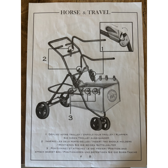 Chariot Horse and Travel neuf