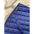 Ensemble Tapis + Bonnet Dapple Equestrian - Bleu Marine & Strass (taille cheval)