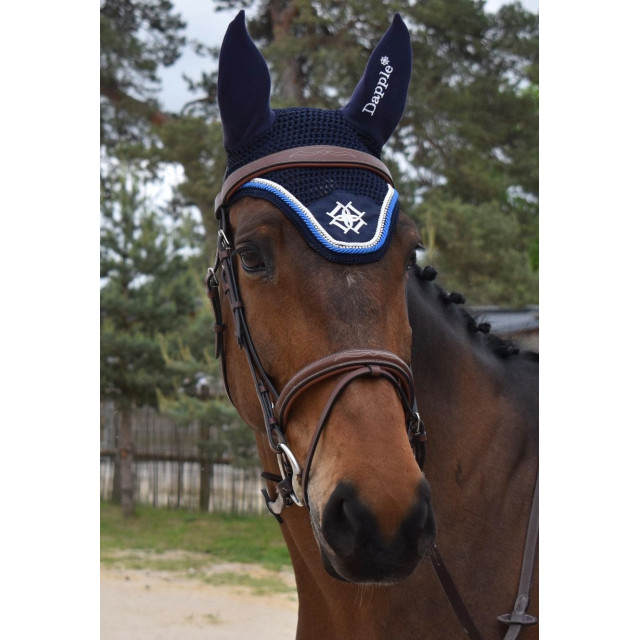 Bridon anatomique Dapple Equestrian Havane (Full/Cob) + Rênes + Mors