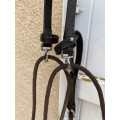 Gogue en cuir et corde RW - Havane (Taille Cheval)