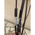 Gogue en cuir et corde RW - Havane (Taille Cheval)