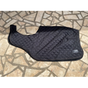 Couvre-rein Kentucky Horsewear matelassé & fausse fourrure - Noir (Taille L)