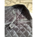 Couvre-rein Kentucky Horsewear matelassé & fausse fourrure - Noir (Taille L)