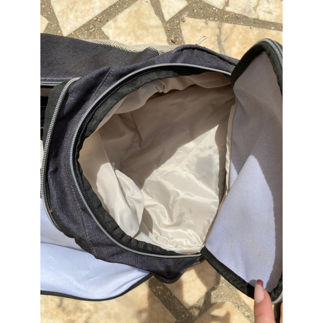 Sac à roulette d'équitation Fouganza - Gris
