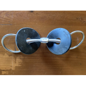 Mors WTP (Winning Tongue Plate) à anneaux libres, 127 mm.