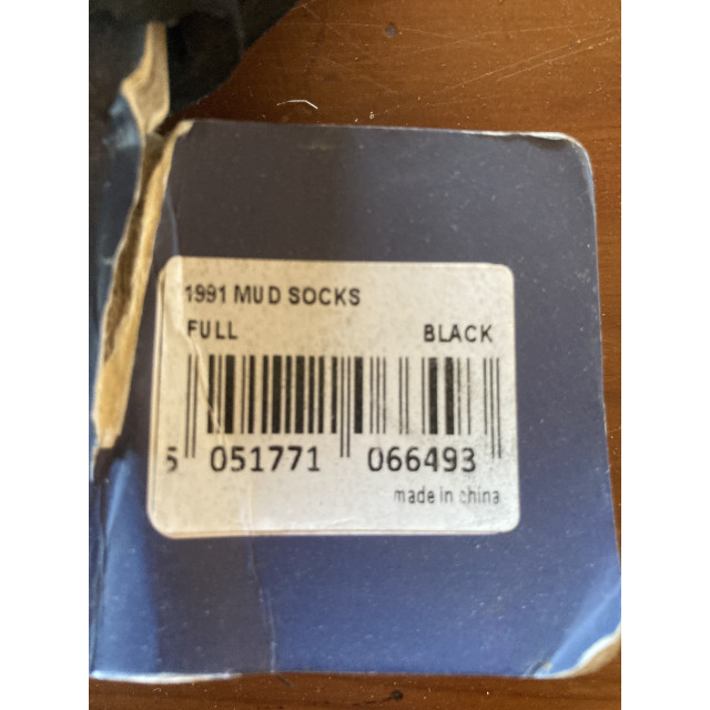 Paire de guêtres anti-boue Shires Mud Socks, néoprène noir, taille Full.