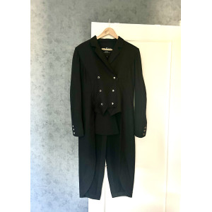 Frac long mesh noir Horse Pilot Femme 44