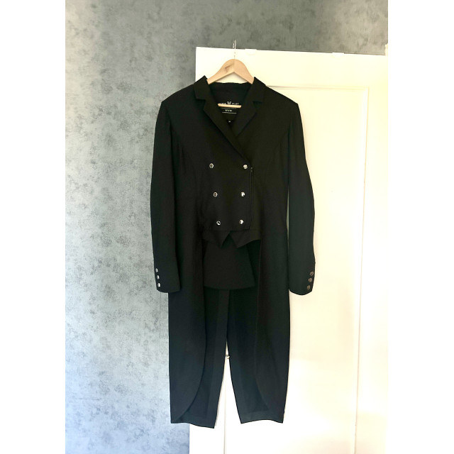 Frac long mesh noir Horse Pilot Femme 44