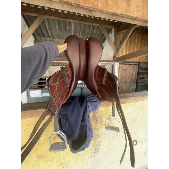Selle monoquartier antarès - 18" marron