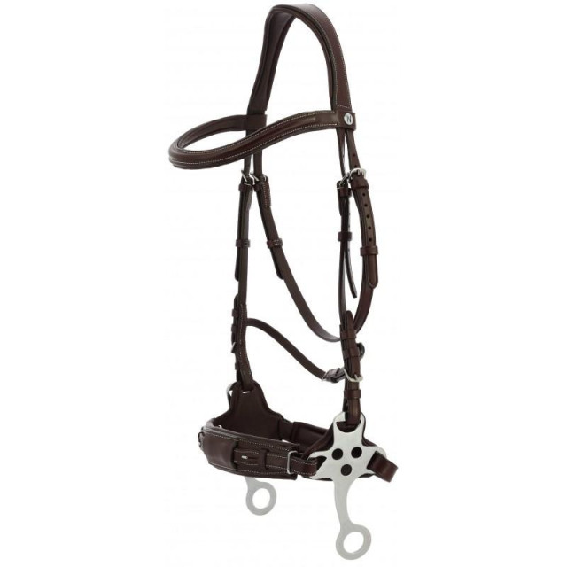 Bridon hackamore Norton Compet - bridon sans mors confortable et précis