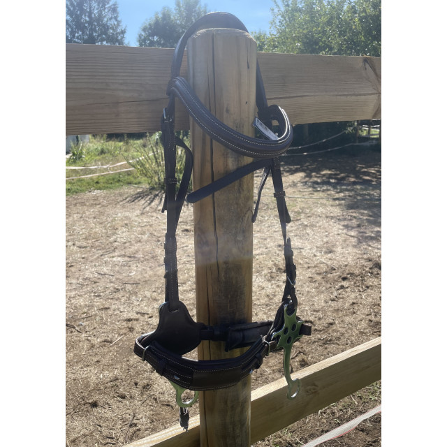 Bridon hackamore Norton Compet - bridon sans mors confortable et précis
