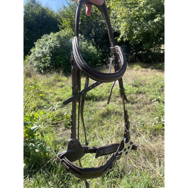 Bridon hackamore Norton Compet - bridon sans mors confortable et précis