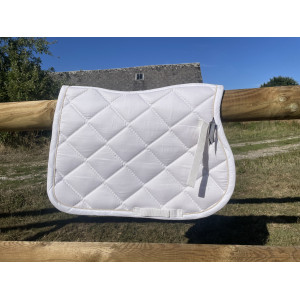 Tapis de selle Équithème blanc