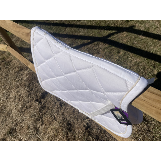 Tapis de selle Équithème blanc