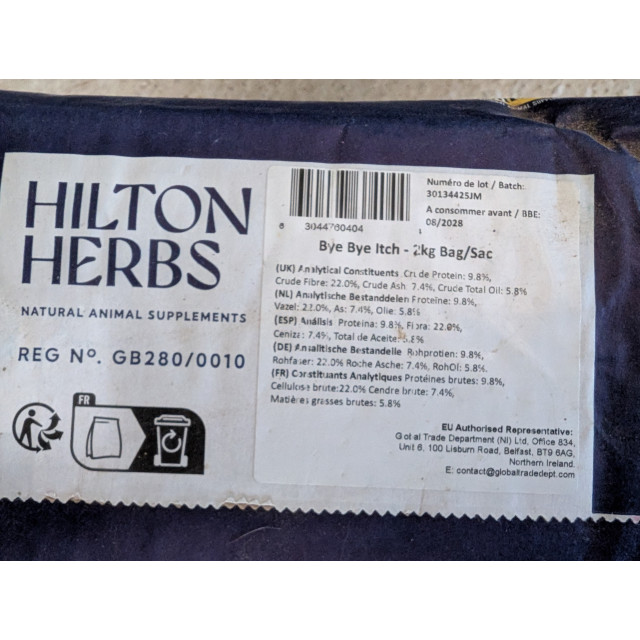 Hilton herbs Bye bye itch 2kg