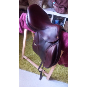 Selle 17" mixte Darroze brun