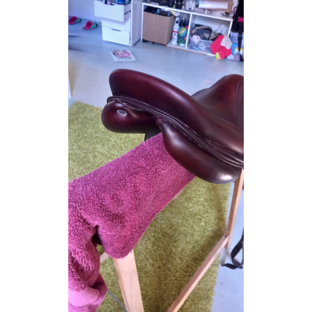 Selle 17" mixte Darroze brun