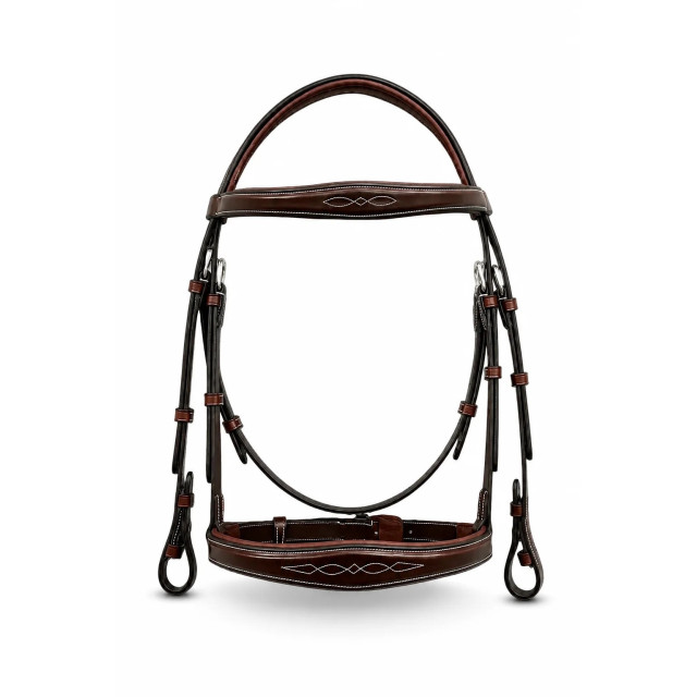 Bridon classique en cuir Marron