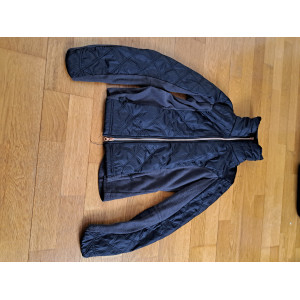 Veste polaire noire/grise XS