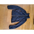 Veste polaire noire/grise XS
