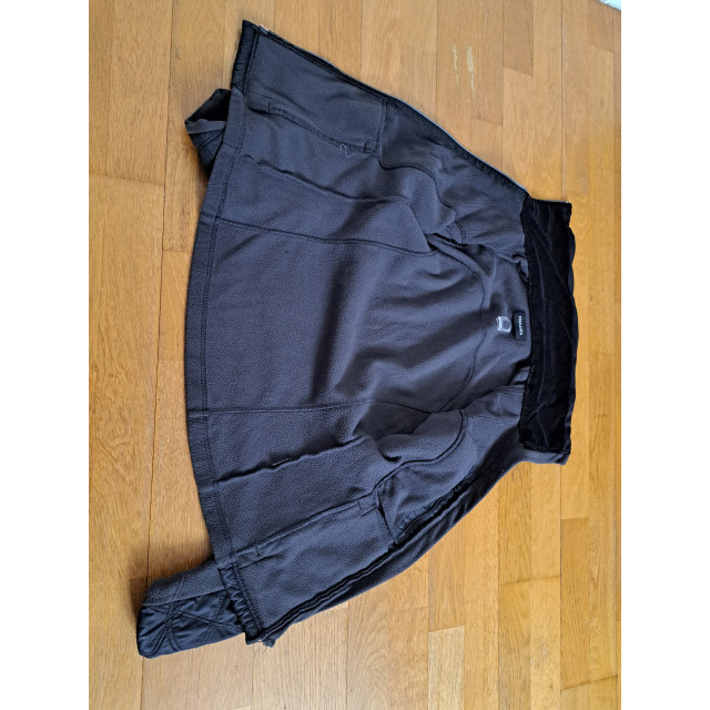 Veste polaire noire/grise XS