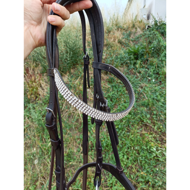 Filet dressage marron
