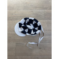 Toque course hippique satin
