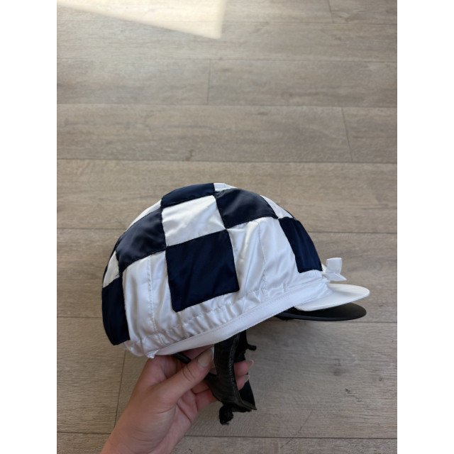 Toque course hippique satin
